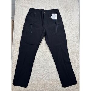 Outdoor Tactics Black Cargo Pants Function Tech Stretch Comfort Waist XL